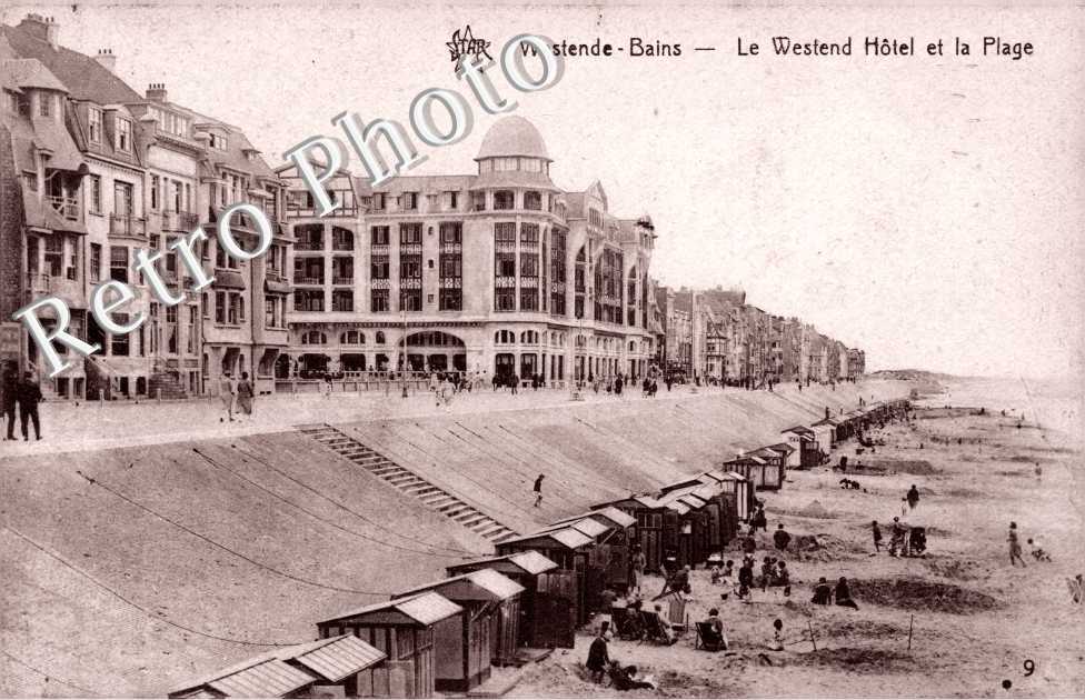 le Westende hotel et la plage