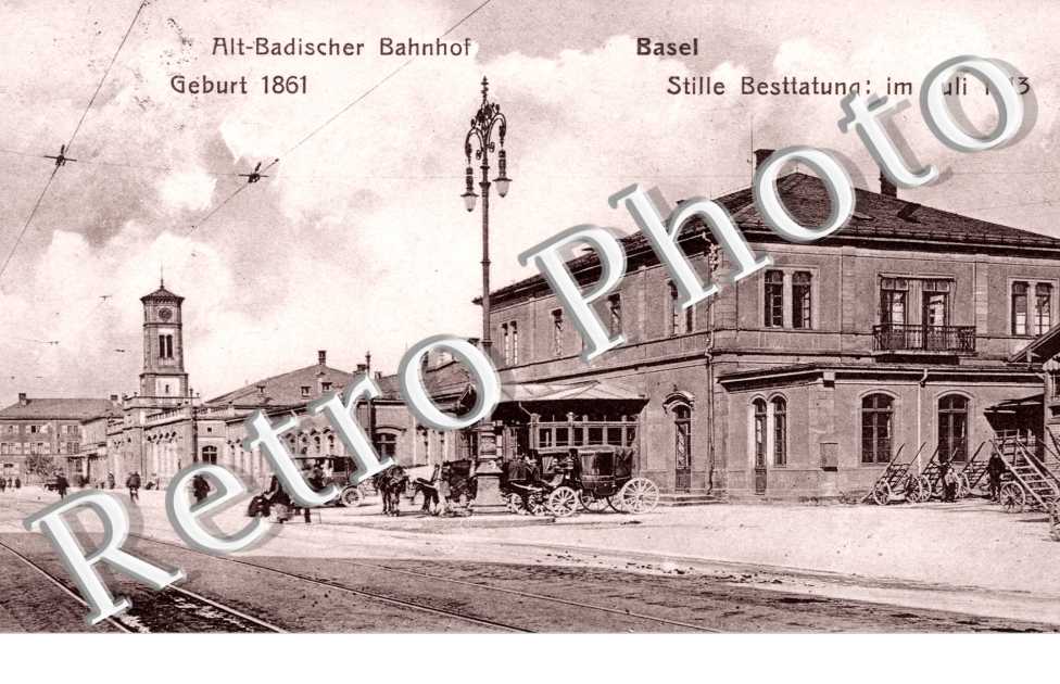 Alt Badischer Bahnhof. Ancienne gare de Badischer