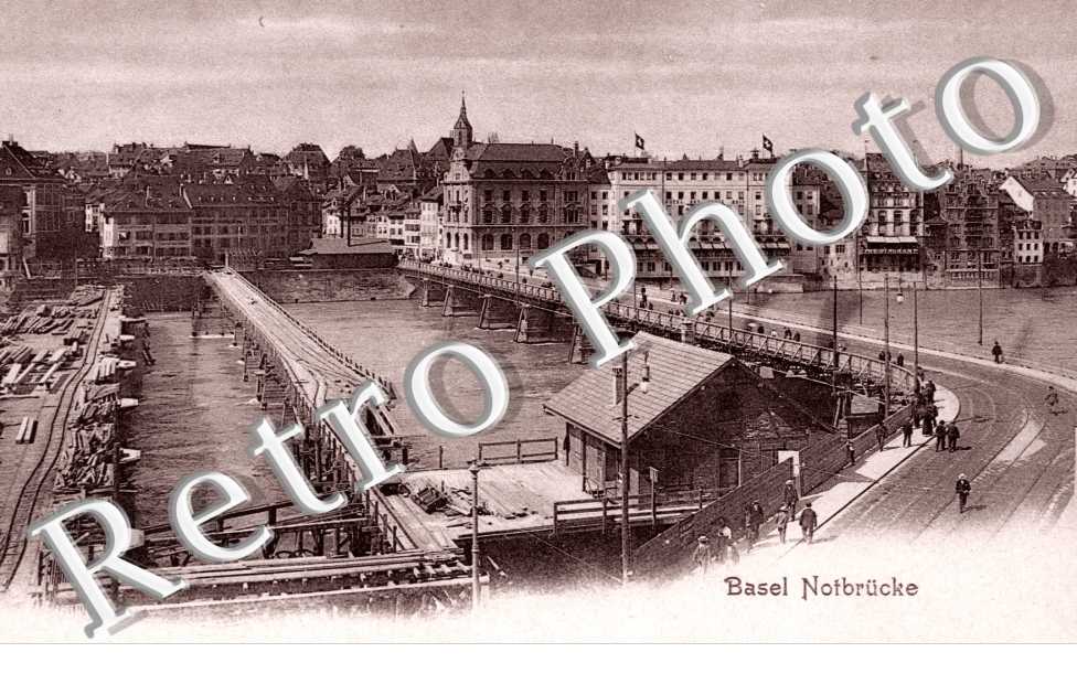 Notbrucke. pont temporaire
