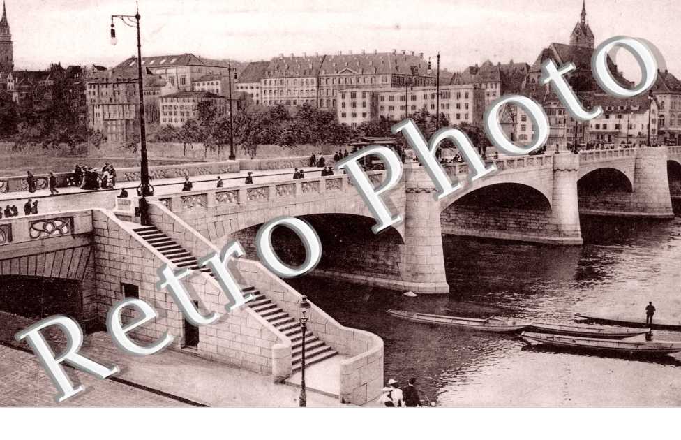 Mittlere Rheinbrucke. Pont du Rhin