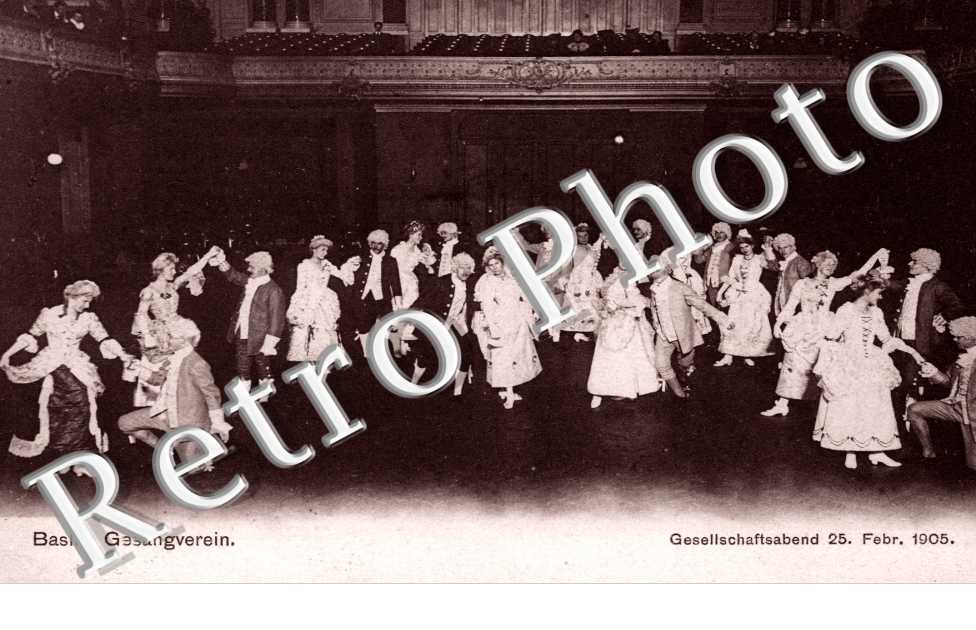 Gesellschaftsabend 25/02/1905. soiree sociale