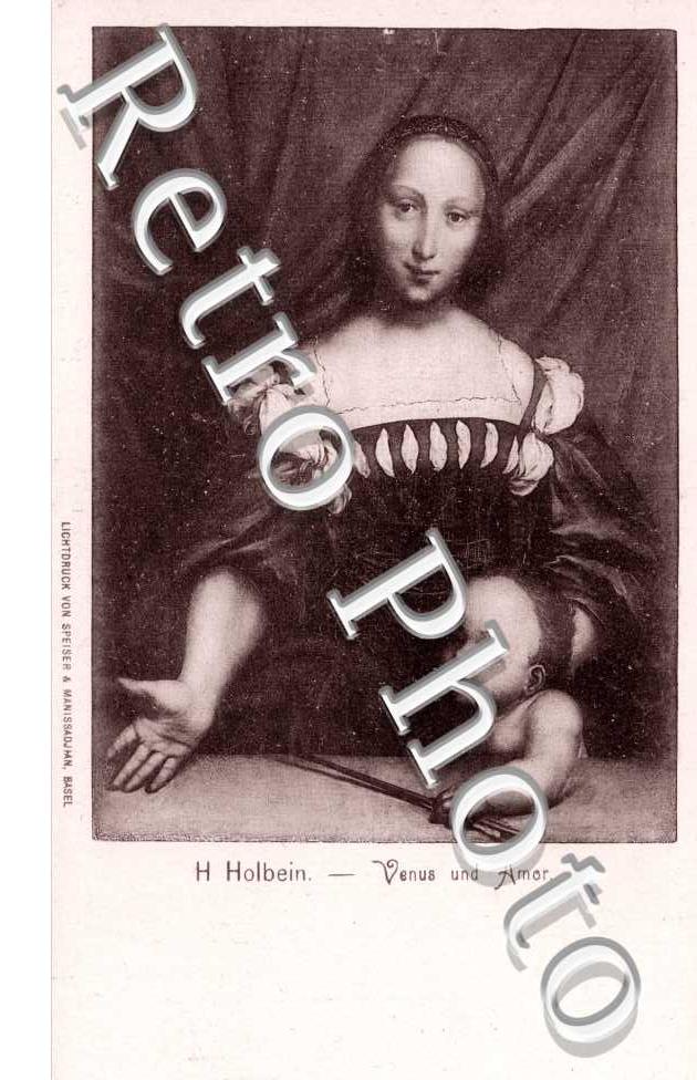 Venus und Amor. Venus et Cupidon.