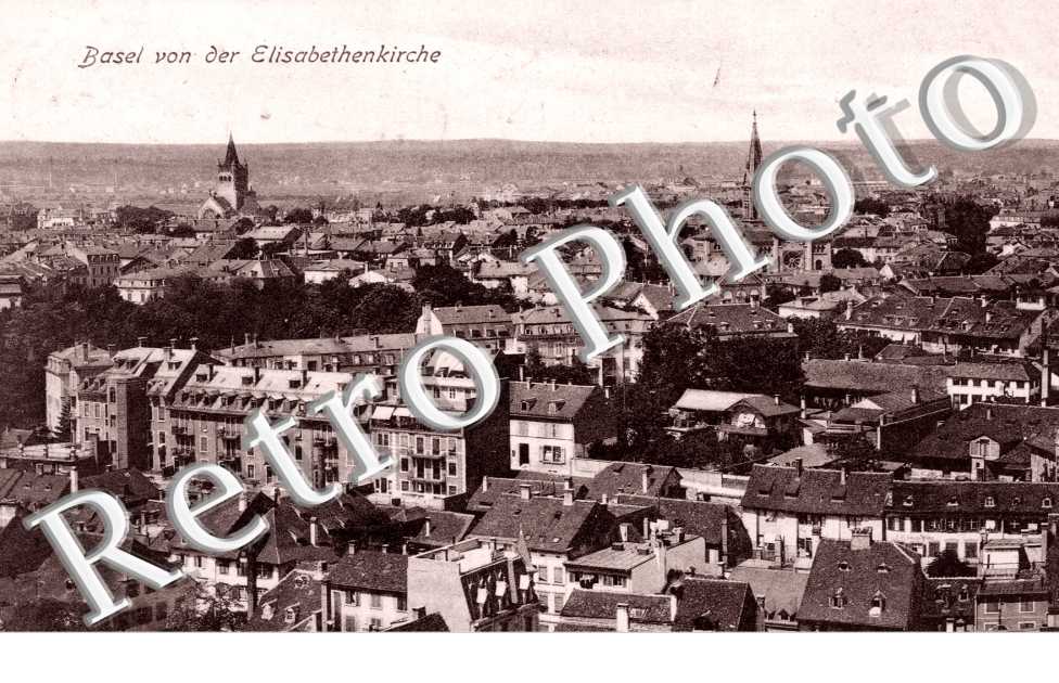 Basel von der Elisabethenkirche