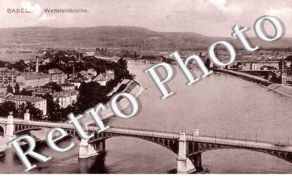 Wettsteinbrucke. Pont de Wettstein