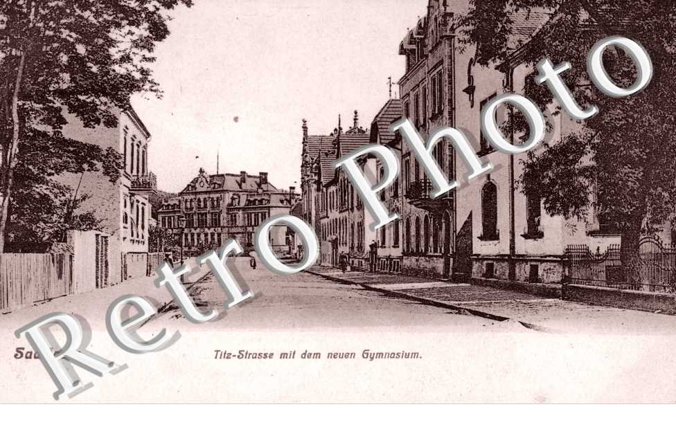 Tilz-Strasse mit dem neuen Gymnasium