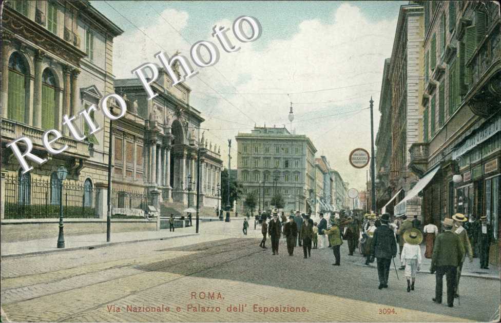 Via Nazionale e Palazzo dell&#039; Esposizione