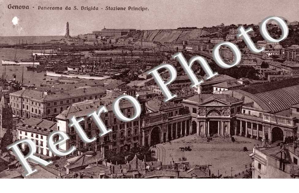 panorama da S. Brigida, Stazione Principe