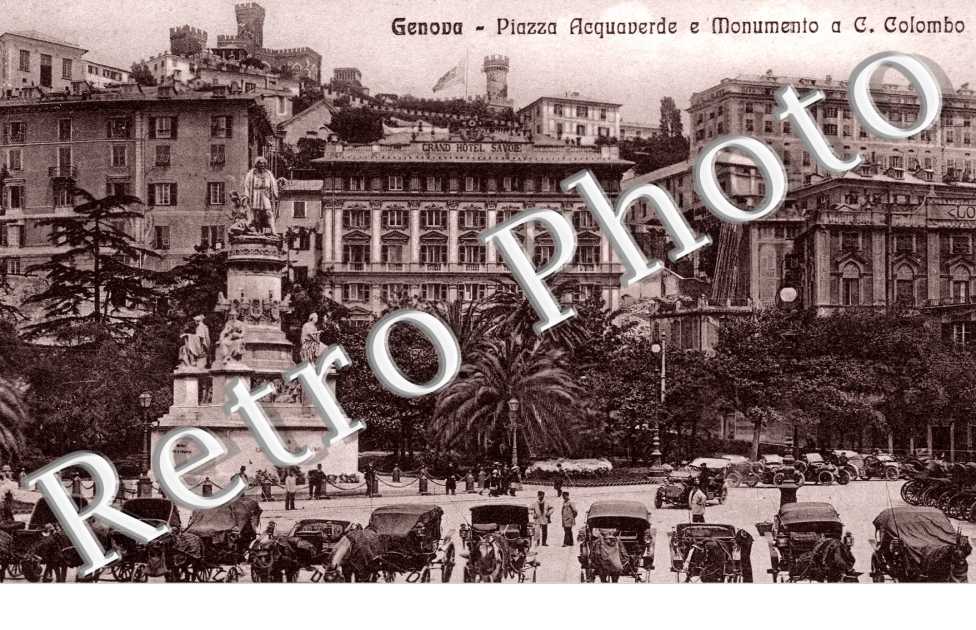 Piazza Acquaverde e Monumento a C. Colombo