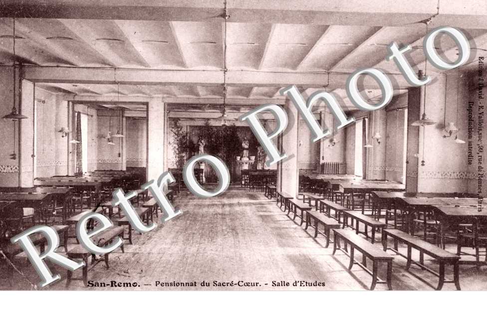 pensionnat du Sacre Coeur, salle d&#039;etudes