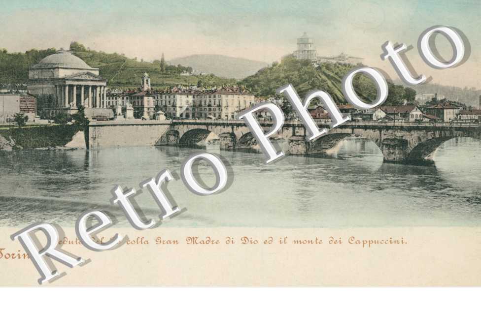 Veduta del PO colla Gran Madre di Dio ed il Monte dei Cappuccini