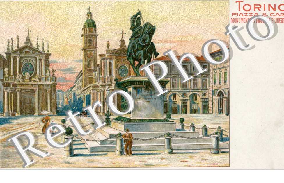 Piazza S. Carlo - Monumento a Emanuele Filiberto
