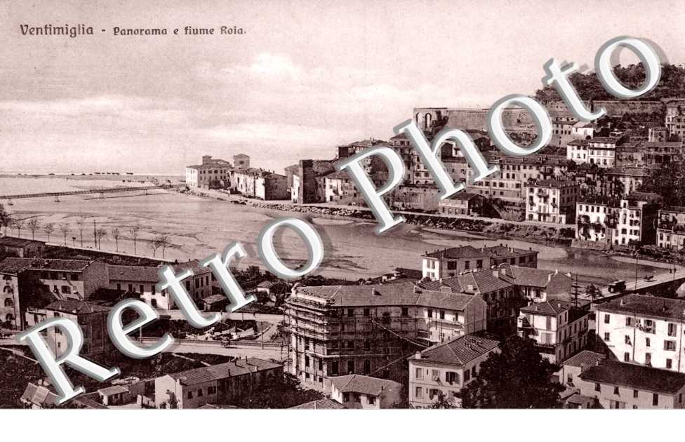 Panorama e fiume Roia