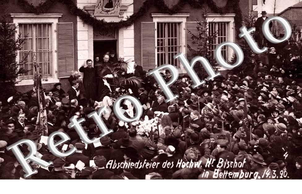 Abschiedfeier des Hochw. Mr. Bischot in Bettembourg 14.3.20