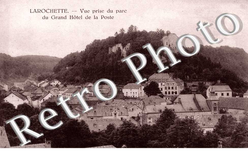 vue prise du parc du grand hotel de la Poste - Tschiderer-Meyers proprietaire