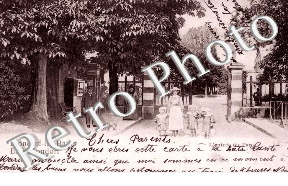 l'entree du parc