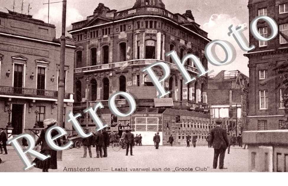 Laatst vaarwel aan de " groote club "