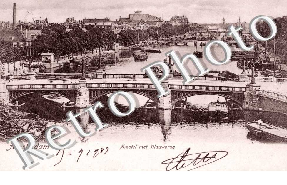 Amstel met Blauwbrug