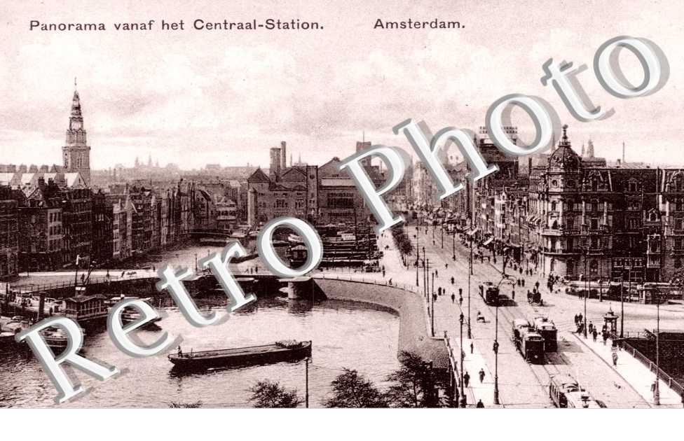 panorama vanaf het Centraal Station. panorama de la gare centrale.