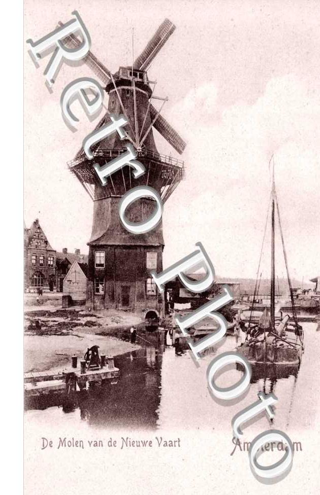 De Molen van de Nieuwe Vaart. Le moulin de la Nouvelle Vaart
