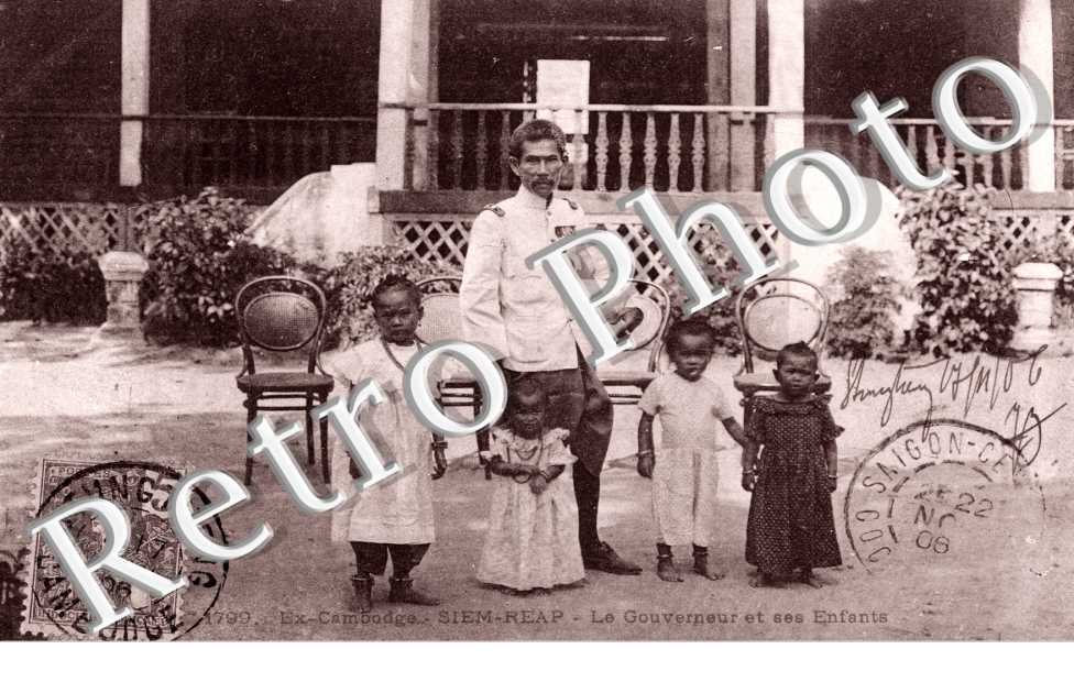 Siem Reap, le Gouverneur et ses enfants