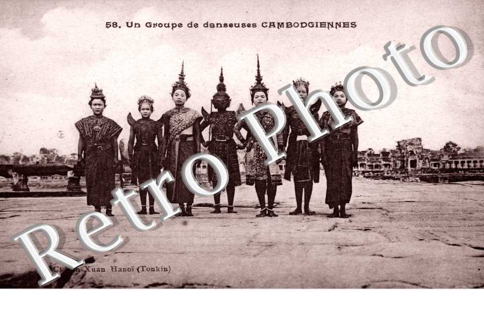 un groupe de danseuses Cambodgiennes