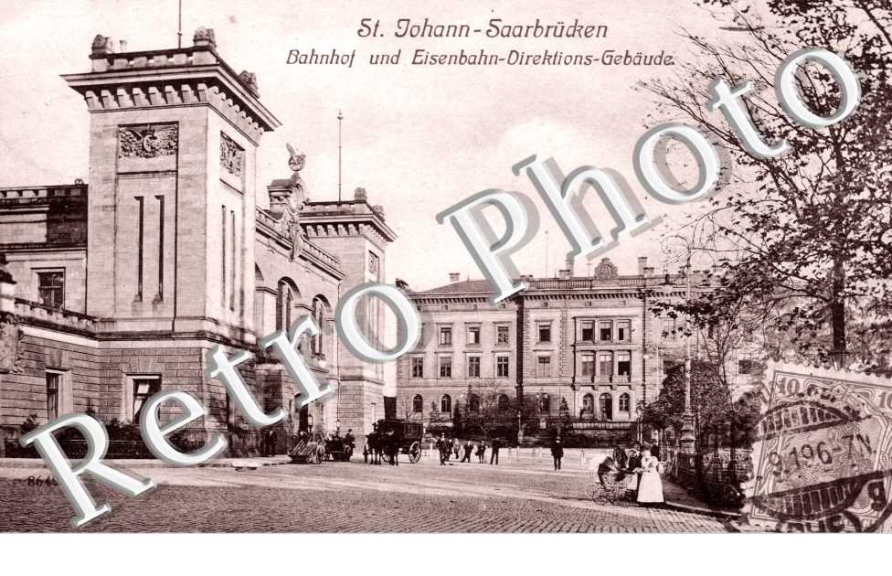 Bahnhof und Eisenbahn Direcktions Gebaude
