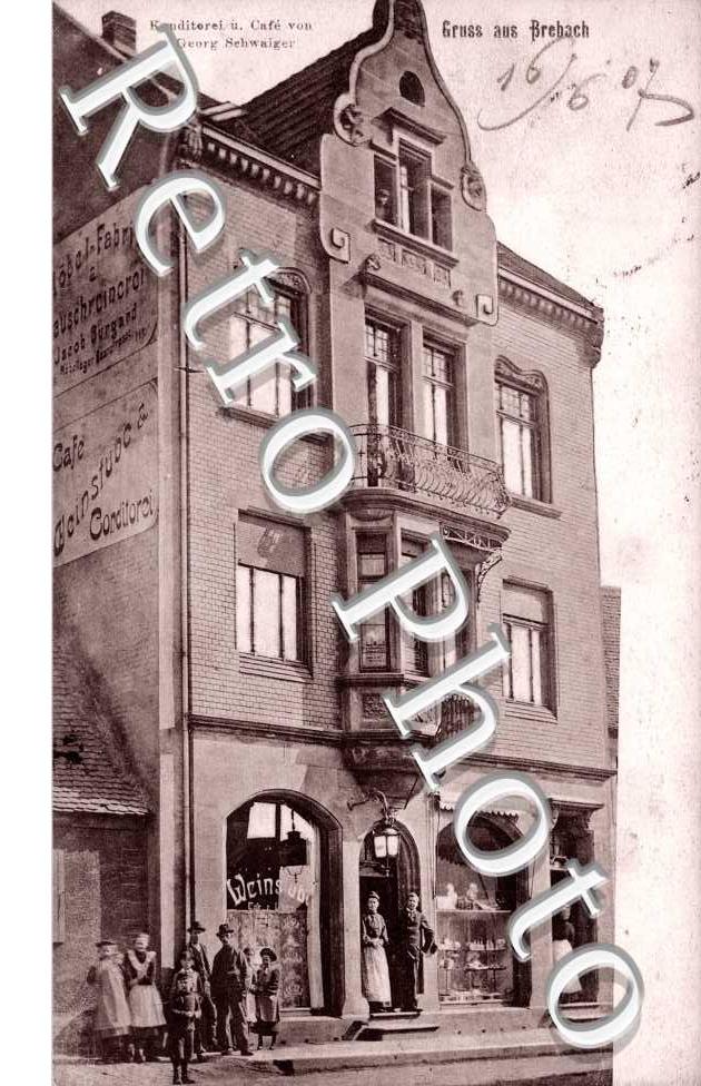 Brebach, Konditerei u. Cafe von Georg Schwaiger