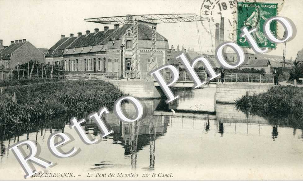 le pont des meuniers sur le canal