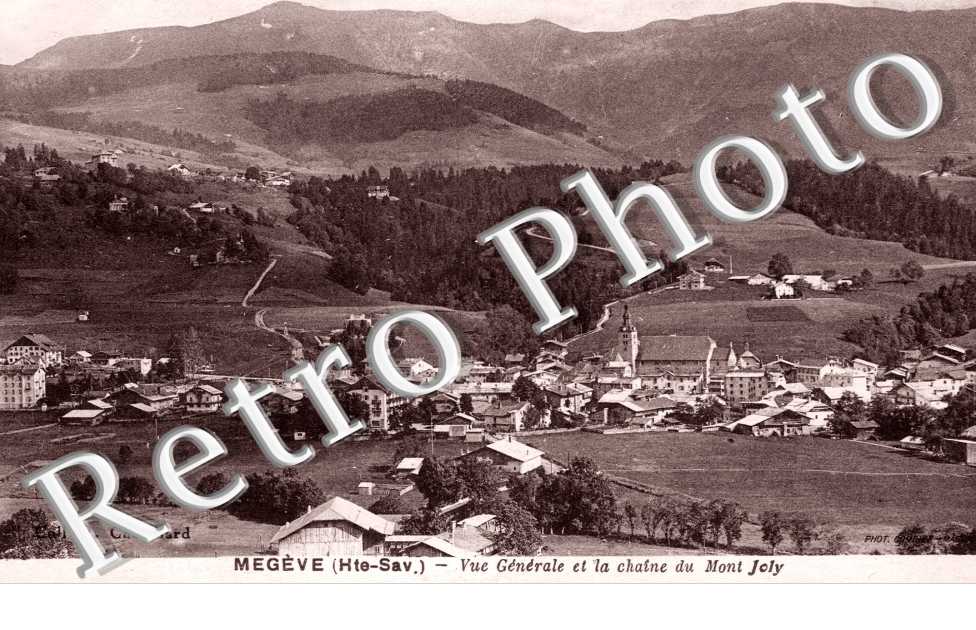 Vue generale et la Chaine du Mont Joly