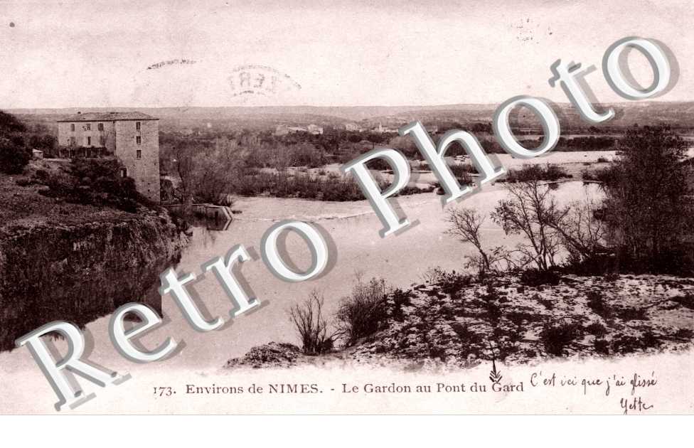 le Gardon au Pont du gard