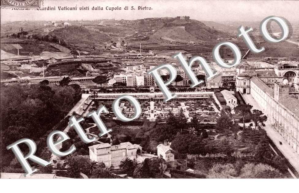Gardini Vaticani vista dalla Cupola di S. Pietro