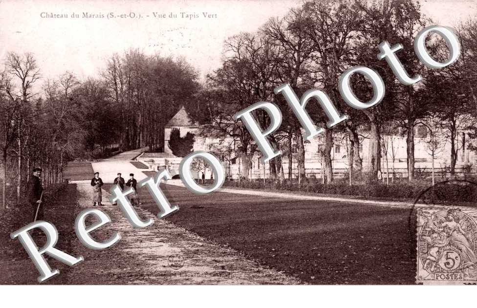 Chateau du Marais, Vue du Tapis Vert