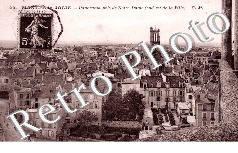 Panorama pris de Notre-Dame