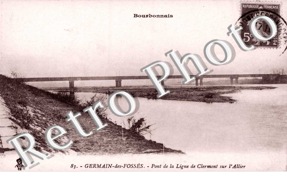 Pont de la ligne de Clermont sur l&#039;Allier
