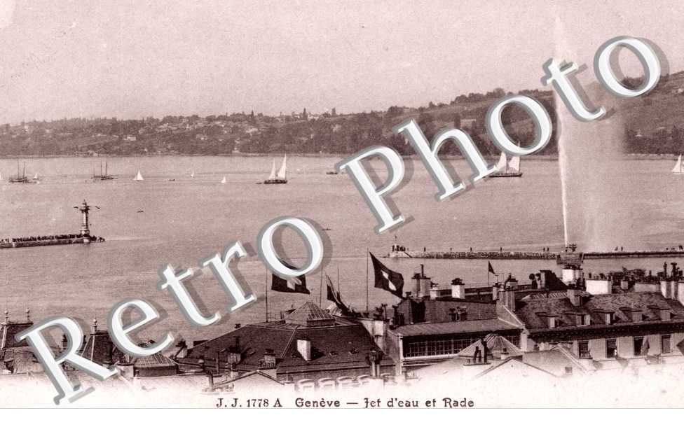 Jet d&#039;eau et Rade