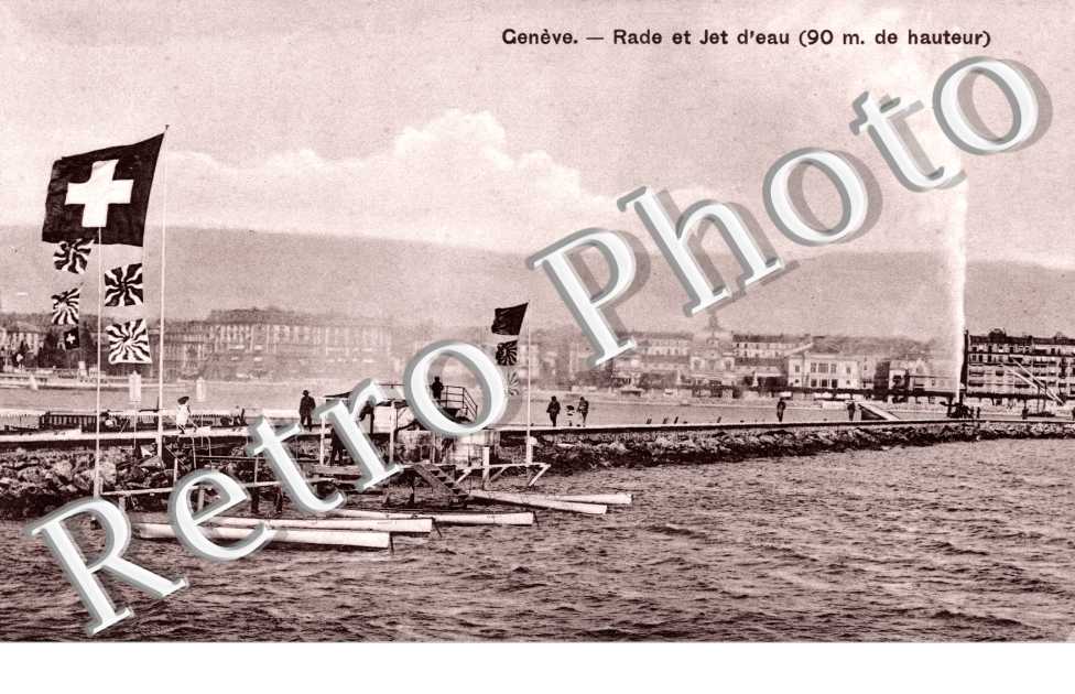 Rade et jet d&#039;eau