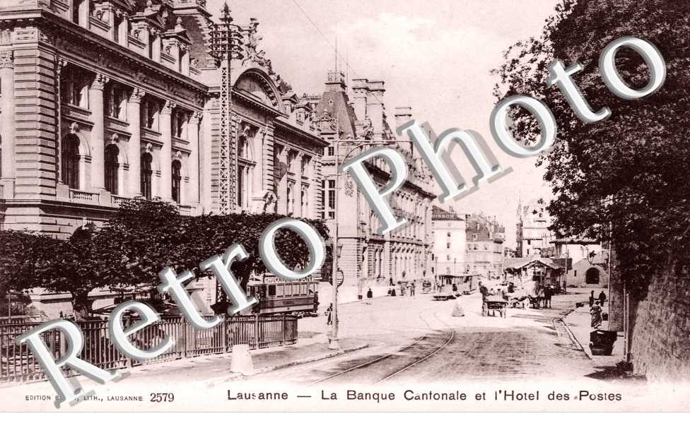 la Banque Cantonale et l&#039;hotel des Postes