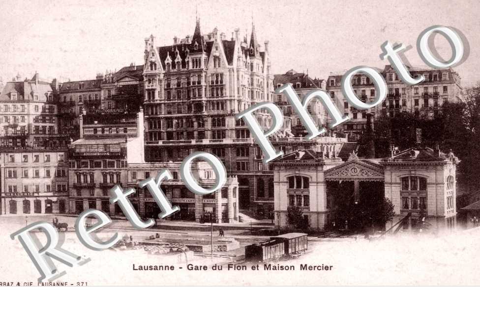 Gare du flon et maison Mercier