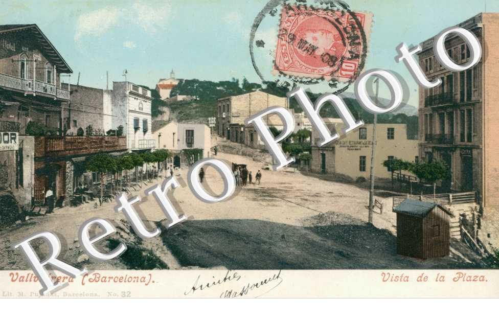 Vallvidrera, Vista de la Plaza