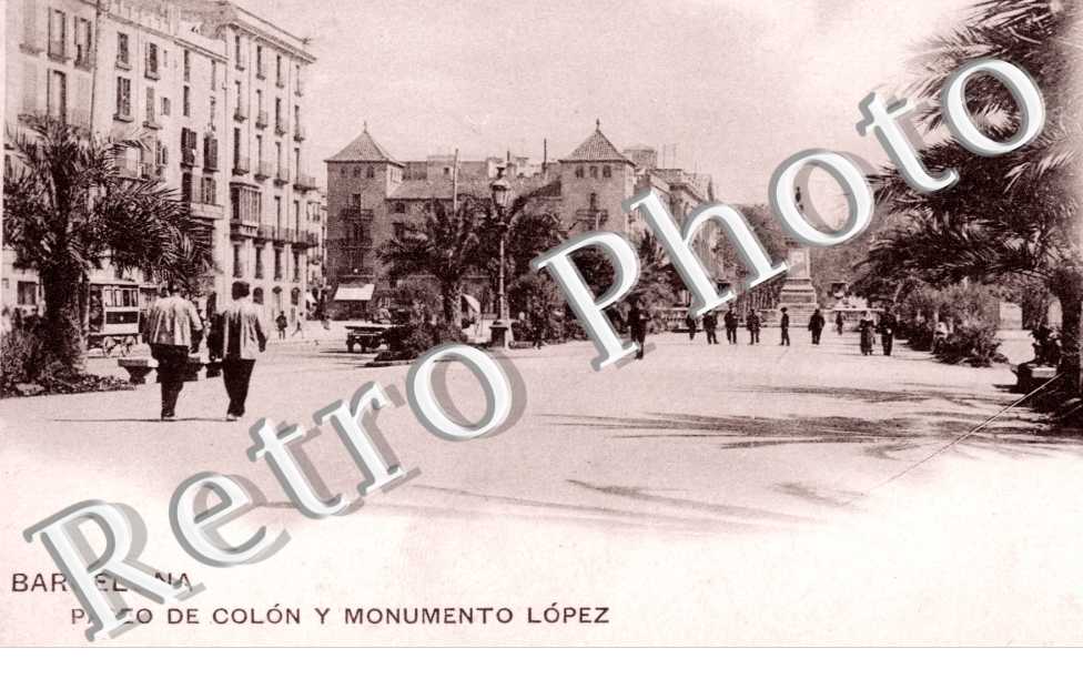 Paseo de Colon y monumento lopez