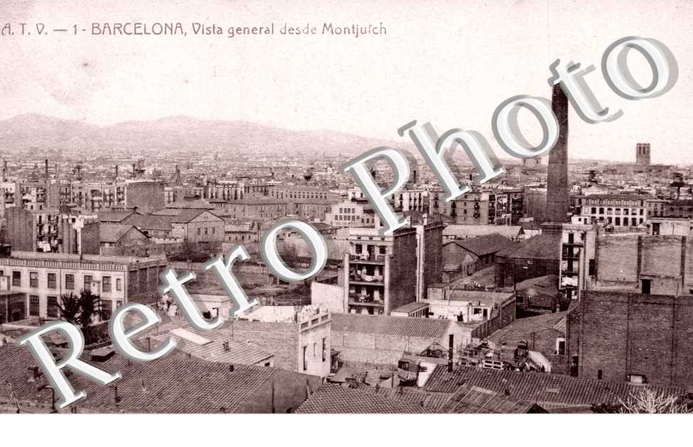 Vista General desde Montjuich