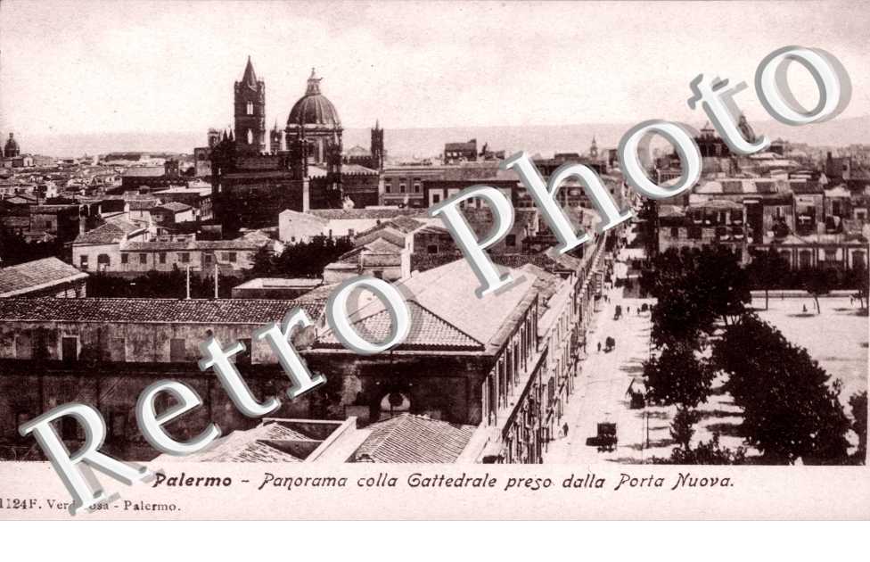 Panorama colla Gattedrale preso dalla Porta Nuova
