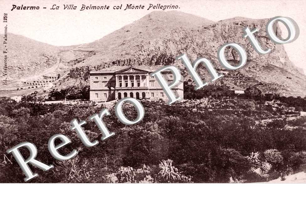 La Villa Belmonte col Monte Pellegrino