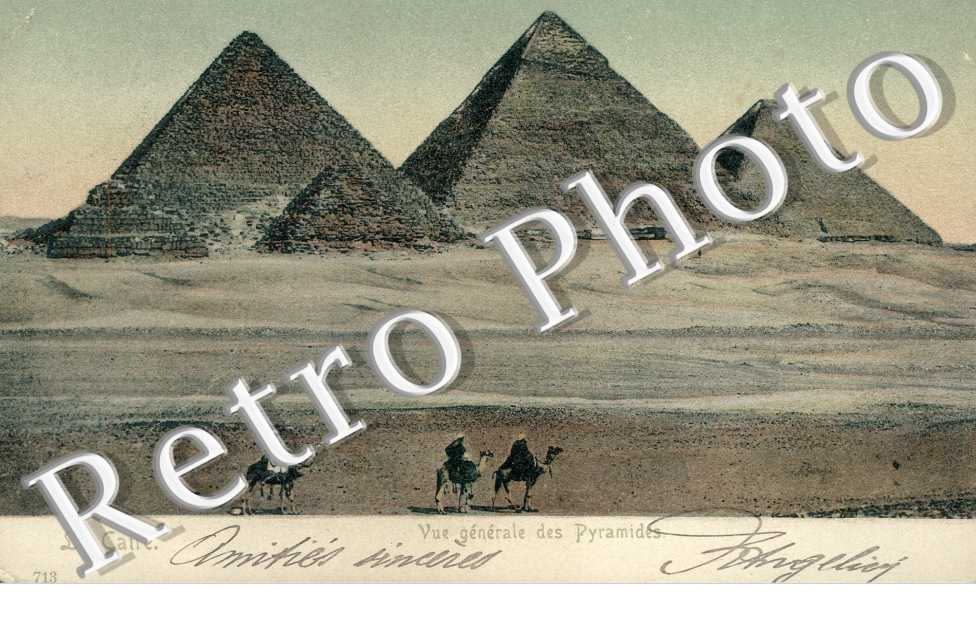 Vue general des pyramides