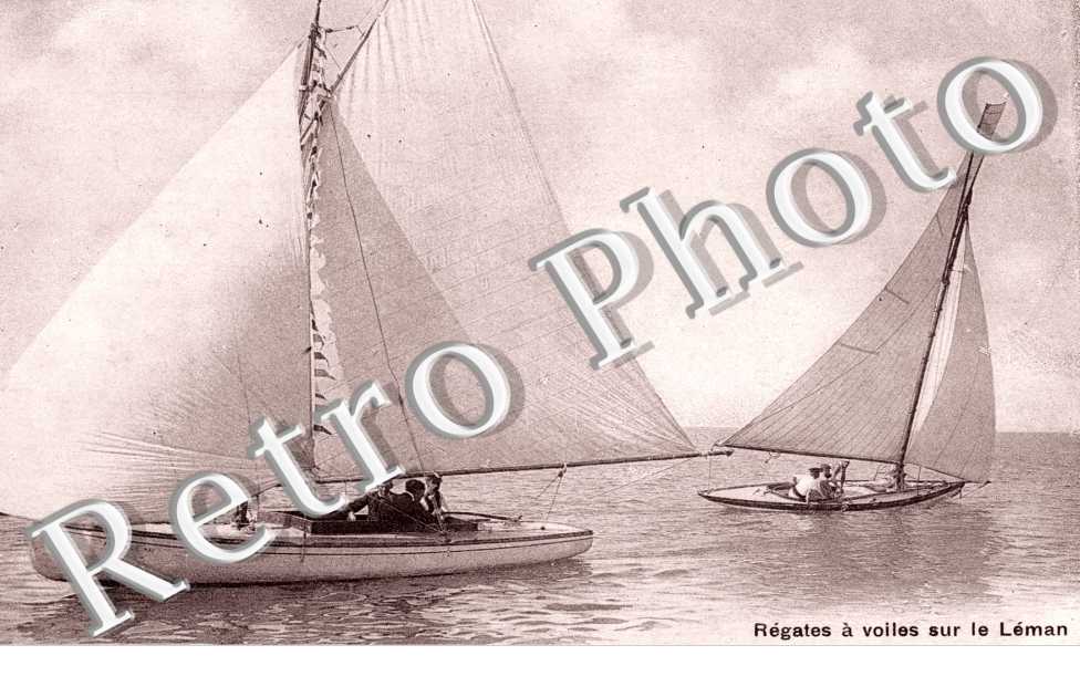Regates a voiles sur le Leman