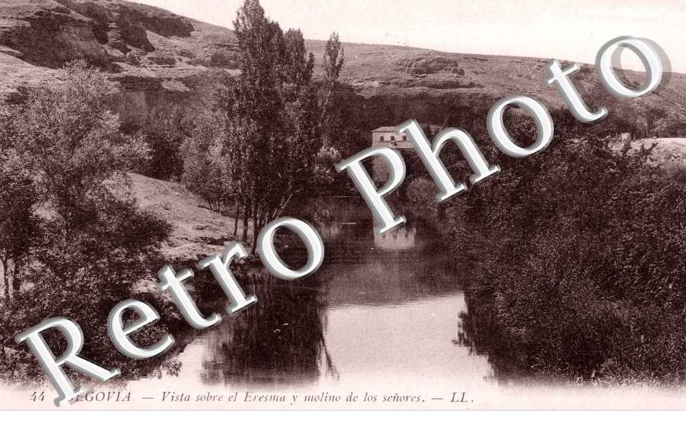 Vista sobre el Eresma y molino de los senores