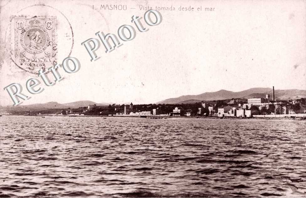Vista tomada desde el mar