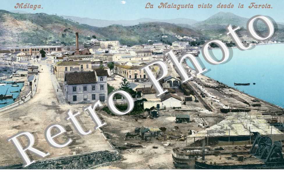 La Malagueta visto desde la Farola