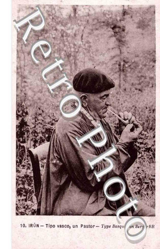 tipo vasco, un pastor - type basque, un berger