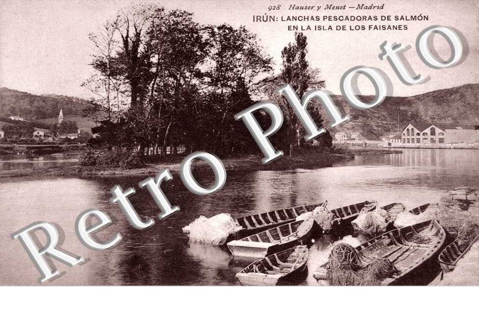 Lanchas pescadoras de salmon en la Isla de Los Faisanes